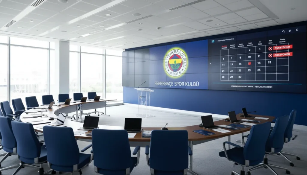 Fenerbahçe’nin Yüksek Divan Kurulu Toplantısı Tarihi Ertelenmesi