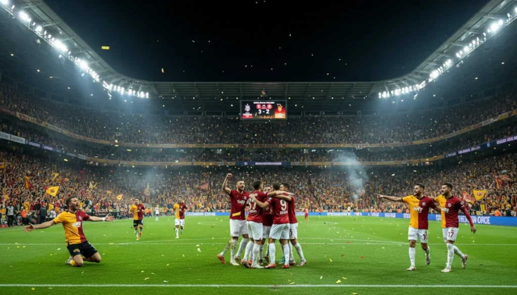 Galatasaray’ın Derbi Galibiyetiyle Şampiyonluğa Adım Adım Yaklaşması